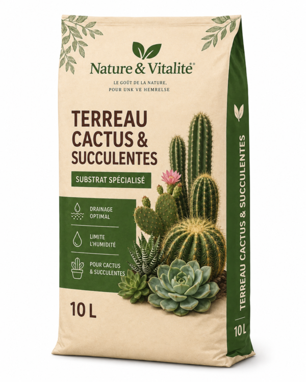 🌵 Terreau Cactus & Succulentes – 10 L