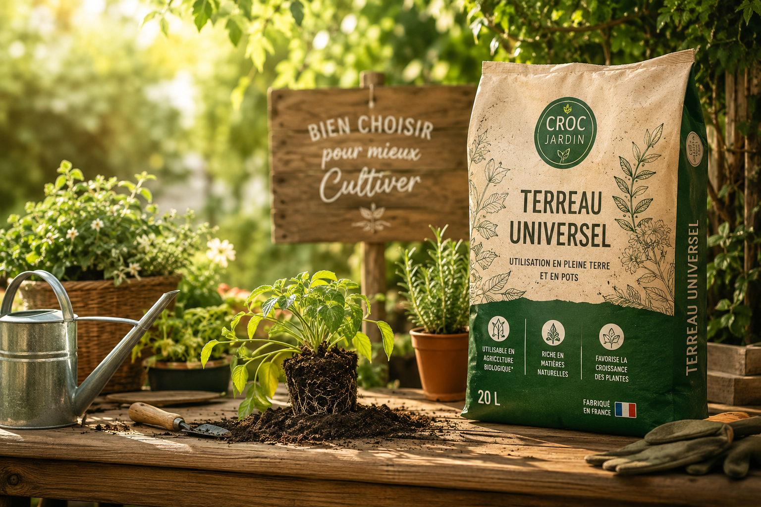 Jardin naturel et responsable Croc Jardin